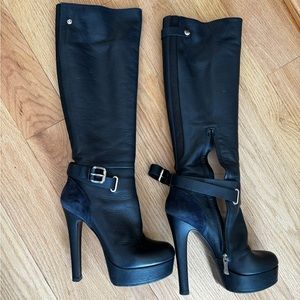 Gianmarco Lorenzi  leather boots